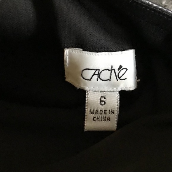 CACHÉ Beauteous Silvery Gray Prom / Cocktail Dress / Formal Sz. 6 - Picture 3 of 9